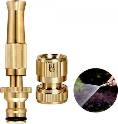 D Classic Decor Brass Nozzle Water Spray Gun, Pipe For Gardening ,Washing Pressure Washer Hose Connector