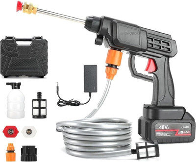 KINGFORU 48V Portable Car Pressure Washer with Rechargeable Battery12000mah Pressure Washer