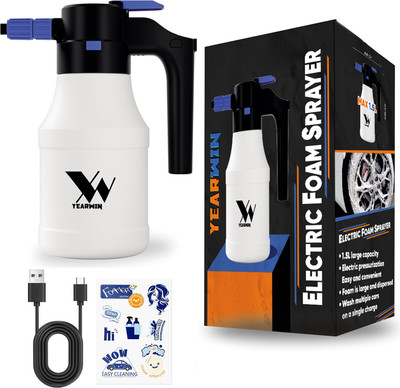 Yearwin Electric Car Wash Foam Spray Pot 1.5L Foam Generator For Car, Bike, Home Spray Gun