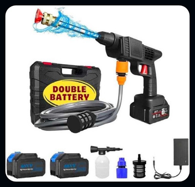 KINGFORU High Pressure Car Washer & Car Cleaning 48V Rechargeable( Dabal betri)-A Pressure Washer