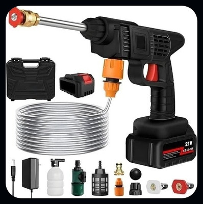 Yogmaan 48V Portable Pressure Washer with 2 Batteries for Car wash & home cleaning-A Pressure Washer