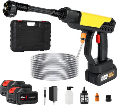 Zinsy Rechargeable Electric Portable High spread Water press Gun Multi-Purpose Pressure Washer