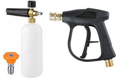 TOOLBUX For Car Washer Water Gun Cleaning Tools,with5Color Nozzles M22 Hose Connector Pressure Washer