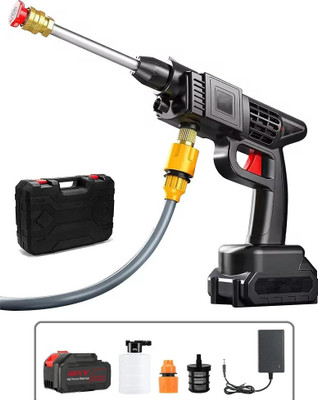MOSSM Ultra Wireless Car Pressure Washer, High Pressure Spray Machine, Multi Purpose Spray Gun