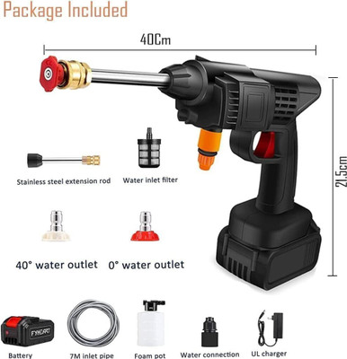 KINGFORU P-2 Cordless 48V Wireless High Pressure Car Washer Gun cordless Pressure Washer