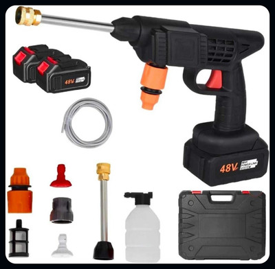 BHAVSHATRI Cordless Portable Wireless Pressure Washer Gun Car pressure gun 48v-A Spray Gun