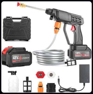 KINGFORU Cordless Washer Gun Household Car Washer-A Pressure Washer