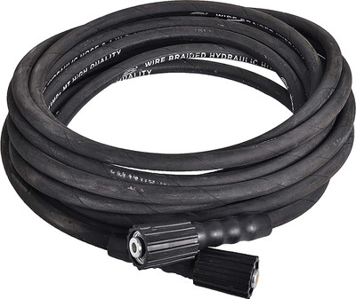 Camel Pressure Washer Hose Pipe Upto 2500 PSI Heavy Duty Black Molded Pipe (7 Meter) Pressure Washer