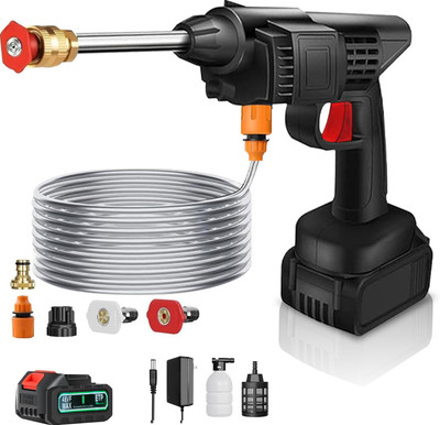 Jemply 48V High Power Wireless Pressure Washer Machine for Car, Bike & Home Cleaning Pressure Washer