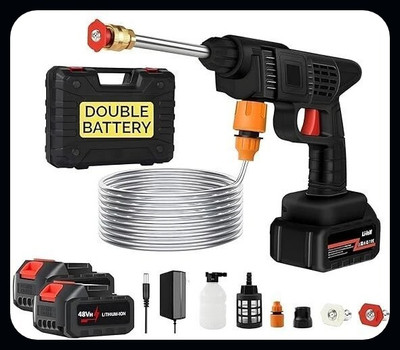 Yogmaan Wireless Pressure Washer Gun| Double Battery Portable-A Pressure Washer
