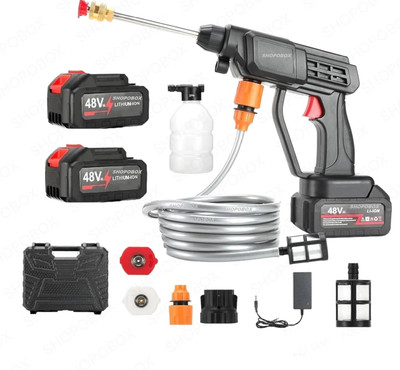 BHAVSHATRI Wireless High Pressure Washer for Car Washing 48V Rechargeable Pressure Washer