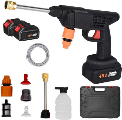 MOSSM 48V Rechargeable Electric Wireless Water Spray Gun for Cleaning Vehicles Pressure Washer