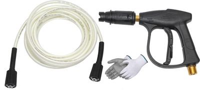 Digital Craft High Quality 8Mtr High Pressure Washer Accessories Hose Cord Pipe Car Wash Hose Water Cleaning Extension Flexible Hose Pipe With High Pressure Washer Gun, 3000 PSI Water Jet, Car Cleaning Pressure Power Washers, Quick Release for Car Washers, Water Gun Tools Pressure Washer