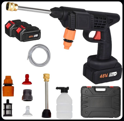 Yogmaan 48V Rechargeable Electric Wireless Water Spray Gun for Cleaning Vehicles-A Pressure Washer