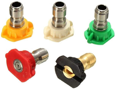 CLVMART High Pressure MultiSpray 5 Nozzle set With Foam Wash Tip Pressure Washer