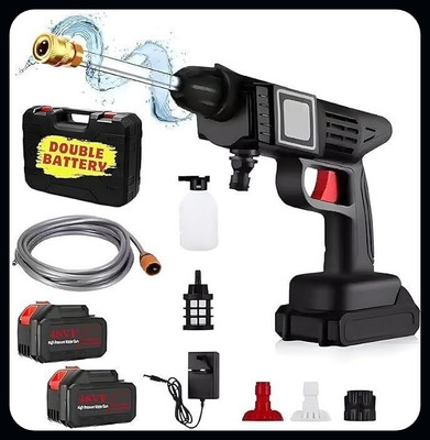 Yogmaan Rechargeable Electric Portable High Pressure (2*Battery) Pressure Water Gun-A Pressure Washer