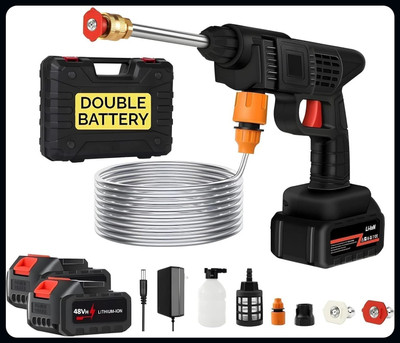 BHAVSHATRI Battery Portable Pressure Washer gun with Rechargeable Battery 12000mah-A Pressure Washer