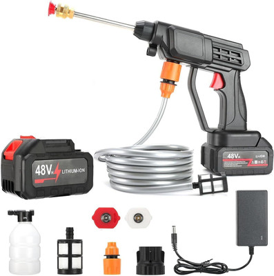VKLUXE Wireless Car Pressure Washer, Ultra fast High Pressure Gun Spray Machine Gun Pressure Washer