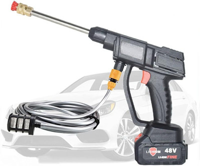 UPOZA Electric Pressure Washer with 2 Nozzles 5 m Hose, 2 Battery Pressure Washer