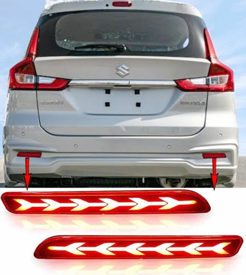 Starleo Car Bumper Reflector light Car Reflector Light(Red, Yellow)