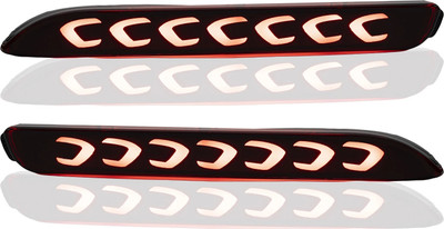 COLOURLINE Bumper Led Car Reflector Light-Innova D Non-Matrix Car Reflector Light(Red)