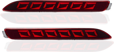 COLOURLINE Car LED Reflector with Matrix Scanning Function suitable for Innova (b) Car Reflector Light(Red)