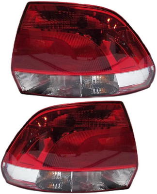 KDT Taillight/Backlight for VW Vento 2010-2019 TYPE 1 (Right & Left Side) Car Reflector Light(Red)