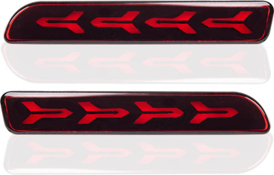 GONAMA Bumper Led Car Reflector Light-Suz-uki H Non-Matrix Car Fancy Lights(Red)