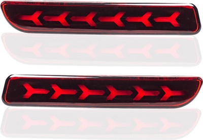 COLOURLINE Bumper Led Car Reflector Light-Suzuki D Non-Matrix Car Reflector Light(Red)