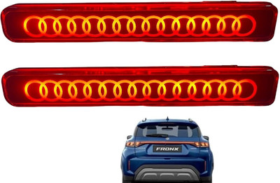 Cloudsale Fronx Reflector G Non-Matrix Car Reflector Light(Red)