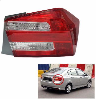 KDT Tail light/Back light assembly for Honda City Type- 6 IVTEC (Right/Driver Side) Car Reflector Light(Red)