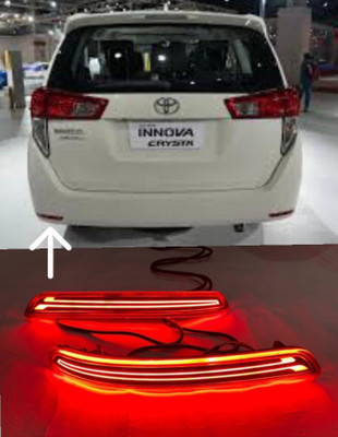 CARMART Rear Reflector light comptiable Innova crysta 2016 scan+matrix with (type-B) Car Reflector Light(Red) CARMART Rear Reflector light comptiable Innova crysta 2016 scan+matrix with (type-B) Car Reflector Light(Red)