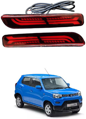 GONAMA Car Reflector Light Led Brake Light for Bumper Rear, Back Suitable Ma-ru-ti sg42 Car Reflector Light(Red)