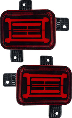 GONAMA Bumper Led Car Reflector Light-TH_ AR E Brake Light Car LED for Mahindra (12 V, 12 W)(Thar, Pack of 2)