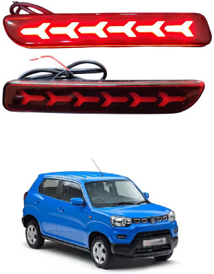 GONAMA Car Reflector Light Led Brake Light for Bumper Rear, Back Suitable Ma-ru-ti sg31 Car Reflector Light(Red)