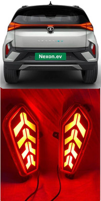 DDA ENTERPRISES led rear reflector with matrix+ scan function for TATA NEXON 2021-2023 TYPE-C Car Reflector Light(Red)