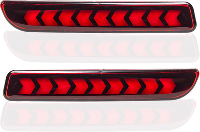 COLOURLINE Bumper Led Car Reflector Light-Suzuki A Non-Matrix (Red) Car Reflector Light(Red)