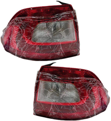 KDT Tail light/Back light assembly for Skoda Rapid (Right & Left Side) 2011-2016 Car Reflector Light(Red)