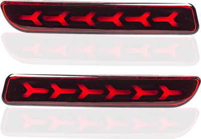 GONAMA Bumper Led Car Reflector Light-Suz-uki D Non-Matrix Car Fancy Lights(Red)
