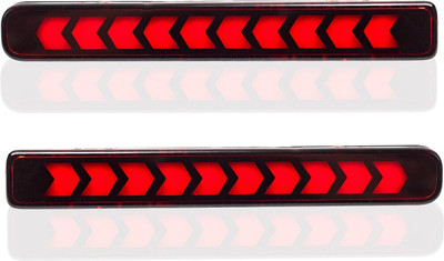 GONAMA Bumper Led Car Reflector Light-Breeza A Non-Matrix (Red) Car Fancy Lights(Red)