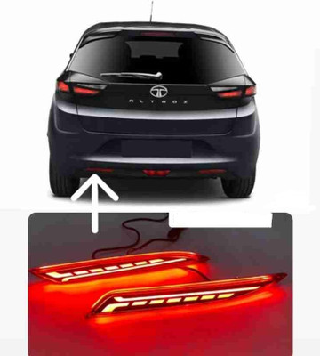 Starleo Altroz bumper light Car Reflector Light(Red, Yellow)