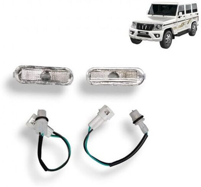 genuine parts Bolero side indicator with holder Set of 2 PC Car Reflector Light(White)