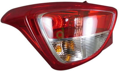 KDT Taillight/Backlight for Hyundai I10 GRAND Left/Passenger Side | Halogen Car Reflector Light(Red)