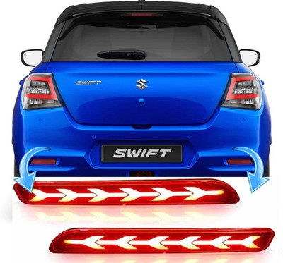 Starleo Car bumper R Light Car Reflector Light(Red, Yellow, Black)