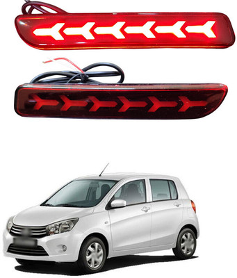 GONAMA Car Reflector Light Led Brake Light for Bumper Rear, Back Suitable Ma-ru-ti sg27 Brake Light Car LED for Maruti Suzuki (12 V, 12 W)(Celerio, Pack of 2)