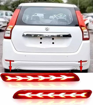 Starleo Car Bumper Reflector light WR Car Reflector Light(Red, Yellow)