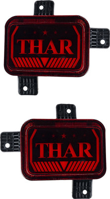 COLOURLINE Bumper Led Car Reflector Light-Thar D Car Reflector Light(Red)