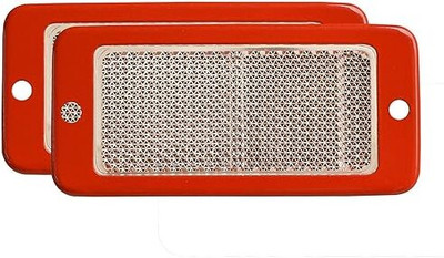 Allpartssource Clear Mudguard Reflector Massey Ferguson Car Reflector Light(White)