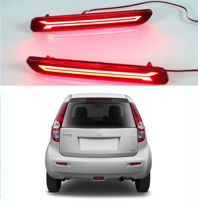 GONAMA Bumper Led Reflector Matrix with Running indicator imported Car Reflector Light(Red)