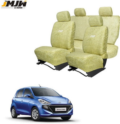JMJW & SONS Cotton Car Seat Cover For Hyundai Santro Xing(Front Detachable Headrest, Mono Back Seat, Without Back Seat Arm Rest, 5 Seater, 2 Back Seat Head Rests)